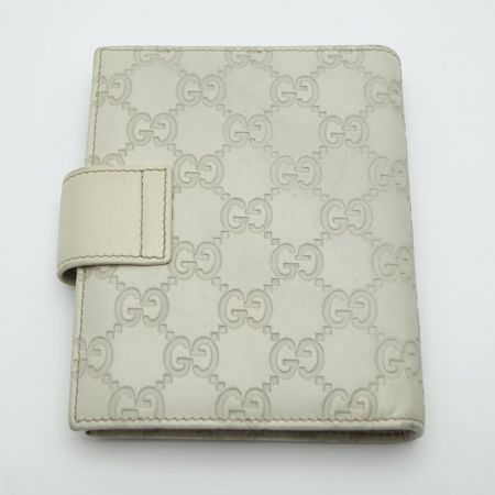  GUCCI グッチ グッチシマ 手帳カバー 115240 アイボリー