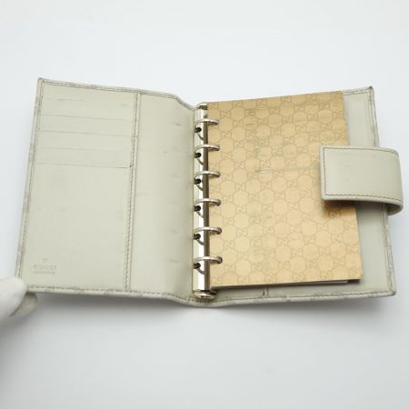  GUCCI グッチ グッチシマ 手帳カバー 115240 アイボリー
