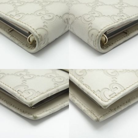  GUCCI グッチ グッチシマ 手帳カバー 115240 アイボリー