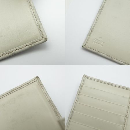  GUCCI グッチ グッチシマ 手帳カバー 115240 アイボリー