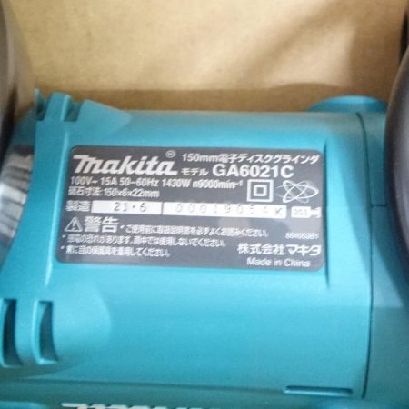  MAKITA マキタ ディスクグラインダー　箱傷みあり GA6021C 一部地域を除き送料無料