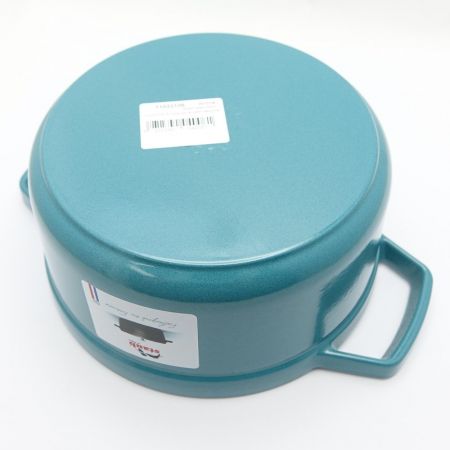 STAUB ストウブ ピコ・ココットラウンド　22cm　2.6L ミント 一部地域を除き送料無料