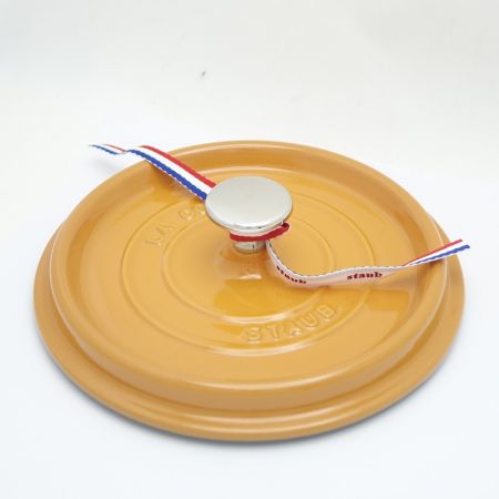  STAUB ストウブ ピコ・ココットラウンド　18cm　1.7L マスタード 一部地域を除き送料無料