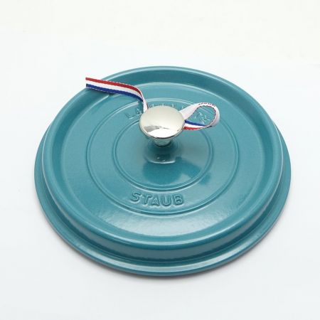  STAUB ストウブ ピコ・ココットラウンド　22cm　2.6L ミントブルー 一部地域を除き送料無料
