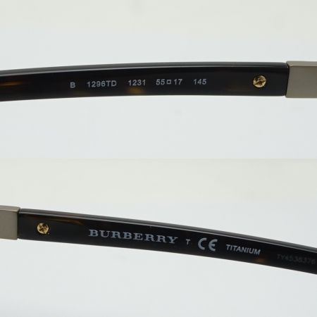  BURBERRY バーバリー 眼鏡フレーム 1296TD ブラウン 【送料無料】