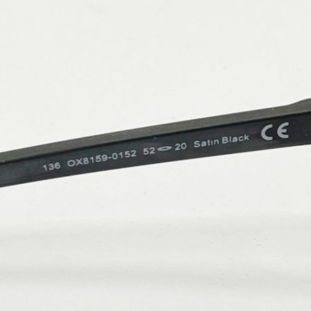  OAKLEY オークリー  眼鏡フレーム  Bolster ボルスター　ケース付 OX8159 ブラック