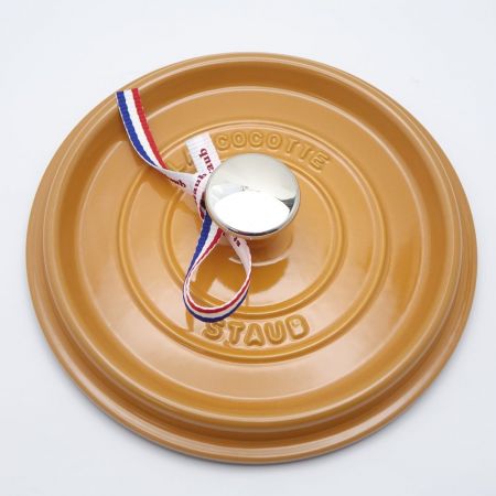  STAUB ストウブ ピコ・ココットラウンド　18cm　1.7L　鍋 マスタード 一部地域を除き送料無料
