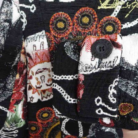  Desigual デジグアル コート　サイズ40 27E2987 ブラック