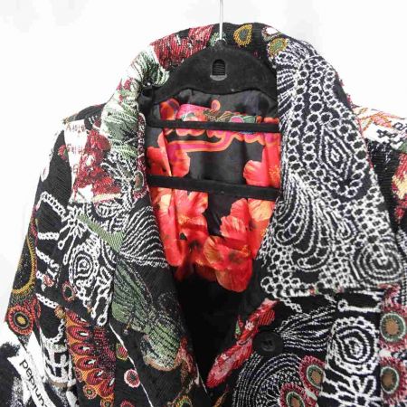 Desigual デジグアル コート　サイズ40 27E2987 ブラック