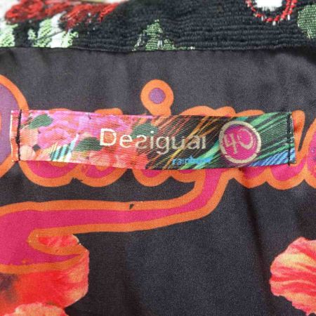  Desigual デジグアル コート　サイズ40 27E2987 ブラック
