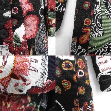  Desigual デジグアル コート　サイズ40 27E2987 ブラック