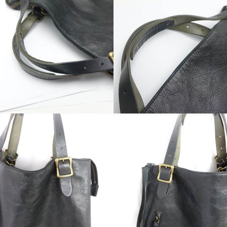  masafumi shimada Less 馬革トートリュック3way. Ｌサイズ ブラック