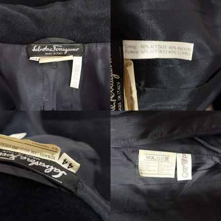  Salvatore Ferragamo サルヴァトーレフェラガモ コート ネイビー