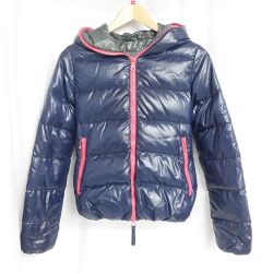 ◆◆ DUVETICA デュベティカ ダウンジャケット　38サイズ 0912703 ネイビー Bランク