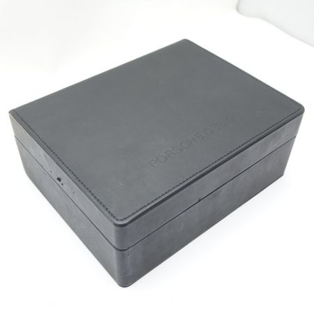 PORSCHE DESIGN クォーツ 箱付 ラバー ブラック エテルナ/2022.2電池交換 6600.41 一部地域を除き送料無料