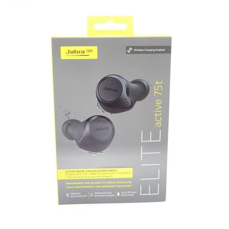  Jabra ELITE active 75t イヤフォン ELITE active 75t ブラック