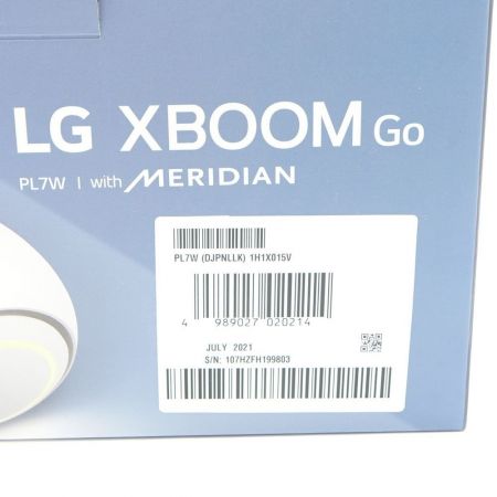  LG エルジー Blue Tooth機能 XBOOM Go  スピーカー PL7W