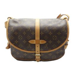 ◆◆ LOUIS VUITTON ルイヴィトン モノグラム ソミュール30 布袋付 M42256 ブラウン 一部地域を除き送料無料 Bランク