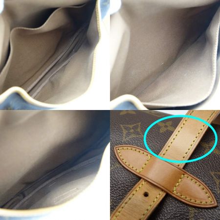  LOUIS VUITTON ルイヴィトン モノグラム ソミュール30 布袋付 M42256 ブラウン 一部地域を除き送料無料