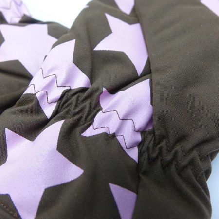  Vivienne Westwood ヴィヴィアン・ウエストウッド 手袋　グローブ　星柄 ピンク x ブラウン 【送料無料】