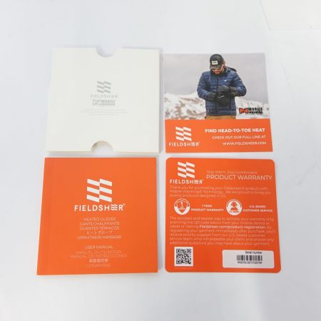  FIELDSHEER HEATED GLOVES 電熱グローブ 充電式　S ブラック 一部地域を除き送料無料