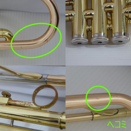  YAMAHA ヤマハ トランペット　マウスピース一つ欠品 YTR3320 一部地域を除き送料無料