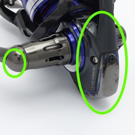  DAIWA ダイワ SALTIGA 4500H ゴリ感あり　剥がれあり SALTIGA 4500H