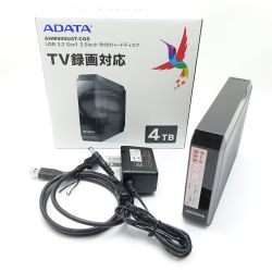 ◆◆ ADATA USB 3.2 Gen 3.5inch 外付けハードデイスク　4TB AHM800U4T-COS 一部地域を除き送料無料 Bランク