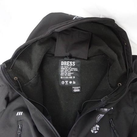  DRESS ドレス 釣りジャケット　Lサイズ ブラック 【一部地域を除き送料無料】