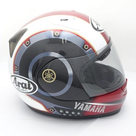  Arai×YAMAHA ヘルメット 59.60cm 未満 CRANK PROFILE レッド 【一部地域を除き送料無料】