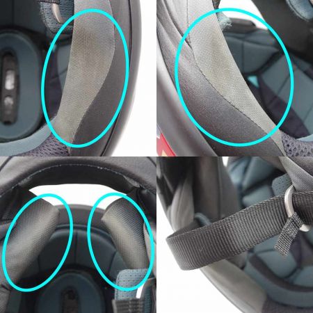  Arai×YAMAHA ヘルメット 59.60cm 未満 CRANK PROFILE レッド 【一部地域を除き送料無料】