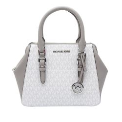 ◆◆ MICHAEL KORS マイケルコース ハンドバッグ　2WAYバッグ 35TOSCFM2B ライトグレー 一部地域を除き送料無料 Sランク