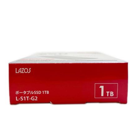  Lazos ラソス ポータブルSSD 1TB Type-C対応 未使用品 外付けSSD パソコン PC周辺機器 L-S1T-G2