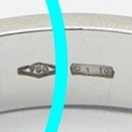  GUCCI グッチ リング K18 4.0g 約14号 750刻印　ホワイトゴールド