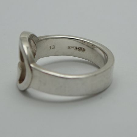  グッチ GGロゴ リング 指輪 インターロッキング シルバー