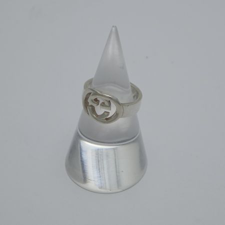  グッチ GGロゴ リング 指輪 インターロッキング シルバー