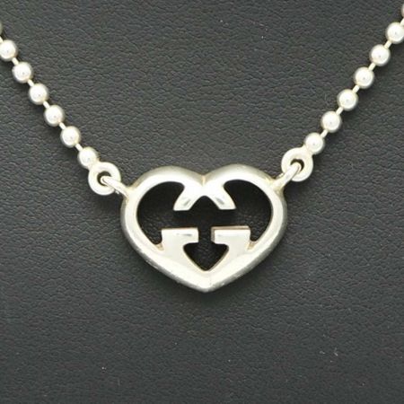  GUCCI グッチ ネックレス　 ハートモーチーフ　925　シルバー 送料無料