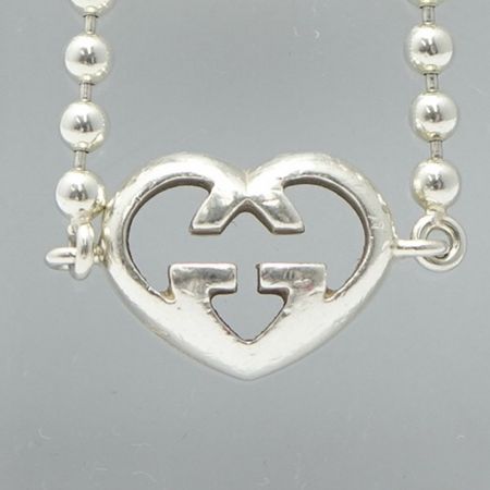  GUCCI グッチ SV ハートモチーフ ブレスレット