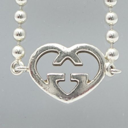  GUCCI グッチ SV ハートモチーフ ブレスレット