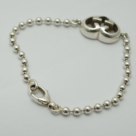  GUCCI グッチ SV ハートモチーフ ブレスレット