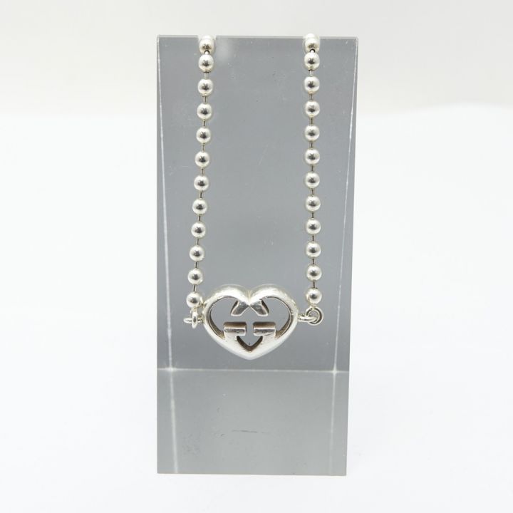 GUCCI グッチ SV ハートモチーフ ブレスレット - 中古 - なんでも