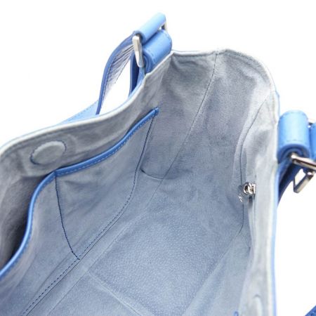  HIROFU ヒロフ トートバッグ　内側ヨゴレあり ブルー