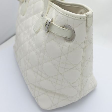  Christian Dior クリスチャンディオール パナレア ハンドバッグ 01-BO-1111 アイボリー 一部地域を除き送料無料
