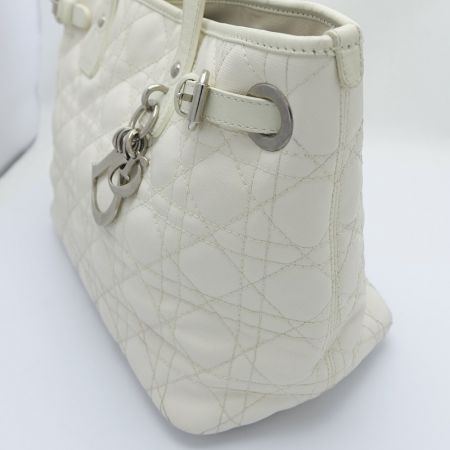  Christian Dior クリスチャンディオール パナレア ハンドバッグ 01-BO-1111 アイボリー 一部地域を除き送料無料