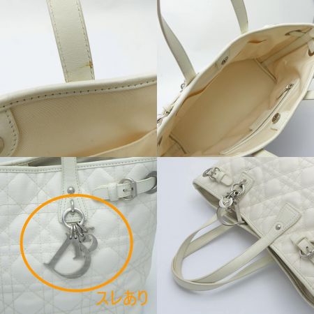  Christian Dior クリスチャンディオール パナレア ハンドバッグ 01-BO-1111 アイボリー 一部地域を除き送料無料