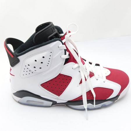  NIKE ナイキ エアジョーダン　6　レトロ　カジュアルシューズ　26.5cm CT8529-106 レッド×ホワイト 一部地域を除き送料無料