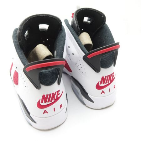  NIKE ナイキ エアジョーダン　6　レトロ　カジュアルシューズ　26.5cm CT8529-106 レッド×ホワイト 一部地域を除き送料無料