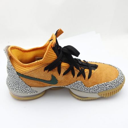  NIKE ナイキ レブロンサファリロースニーカー　26cm CD9471-800 イエロー x グレー 一部地域を除き送料無料