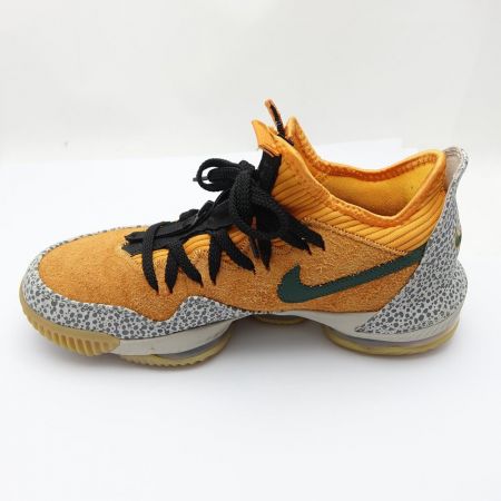  NIKE ナイキ レブロンサファリロースニーカー　26cm CD9471-800 イエロー x グレー 一部地域を除き送料無料