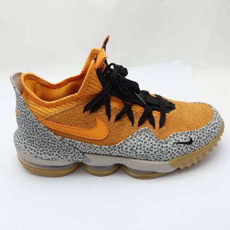  NIKE ナイキ レブロンサファリロースニーカー　26cm CD9471-800 イエロー x グレー 一部地域を除き送料無料